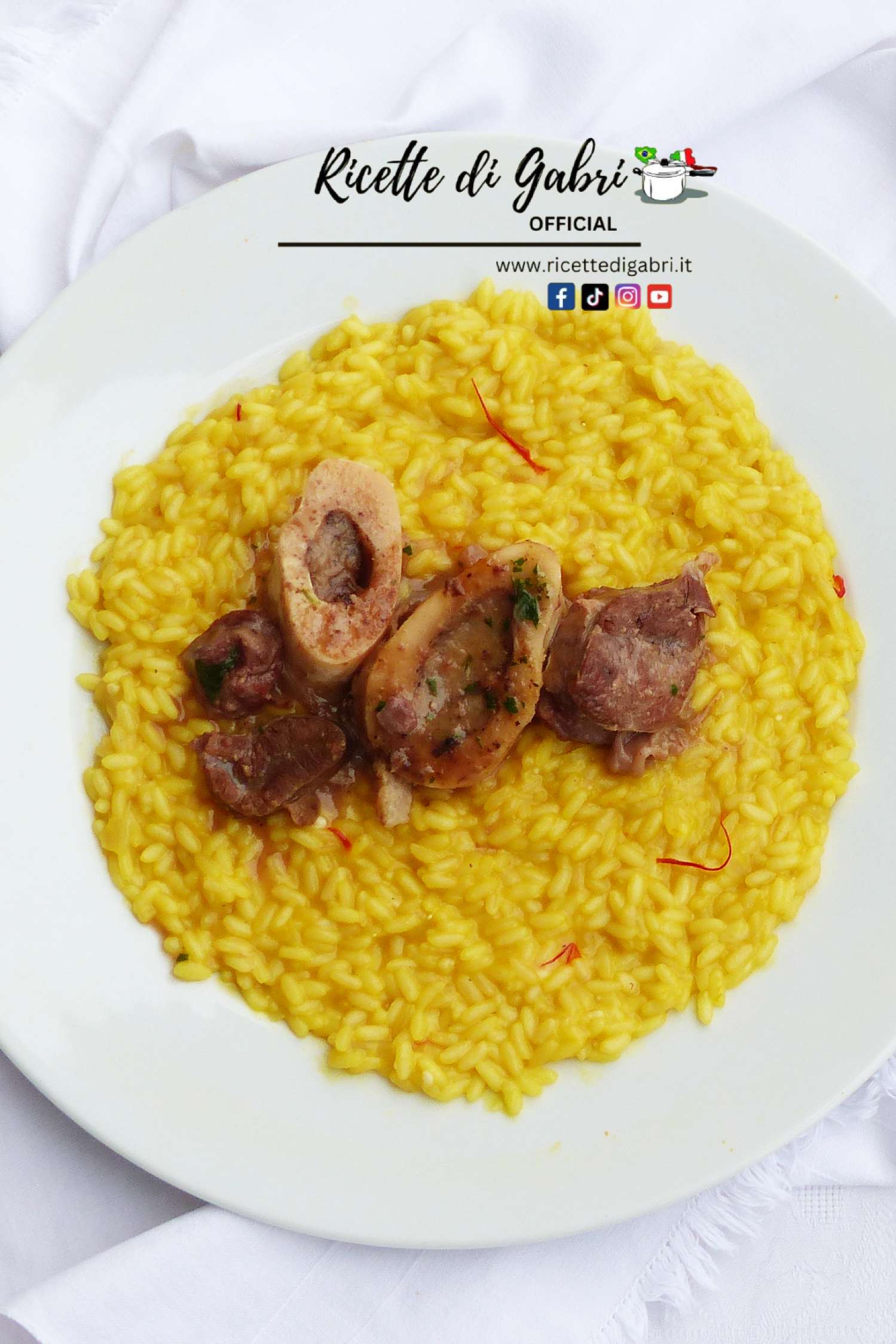ricetta risotto alla milanese di gabri con ossobuco