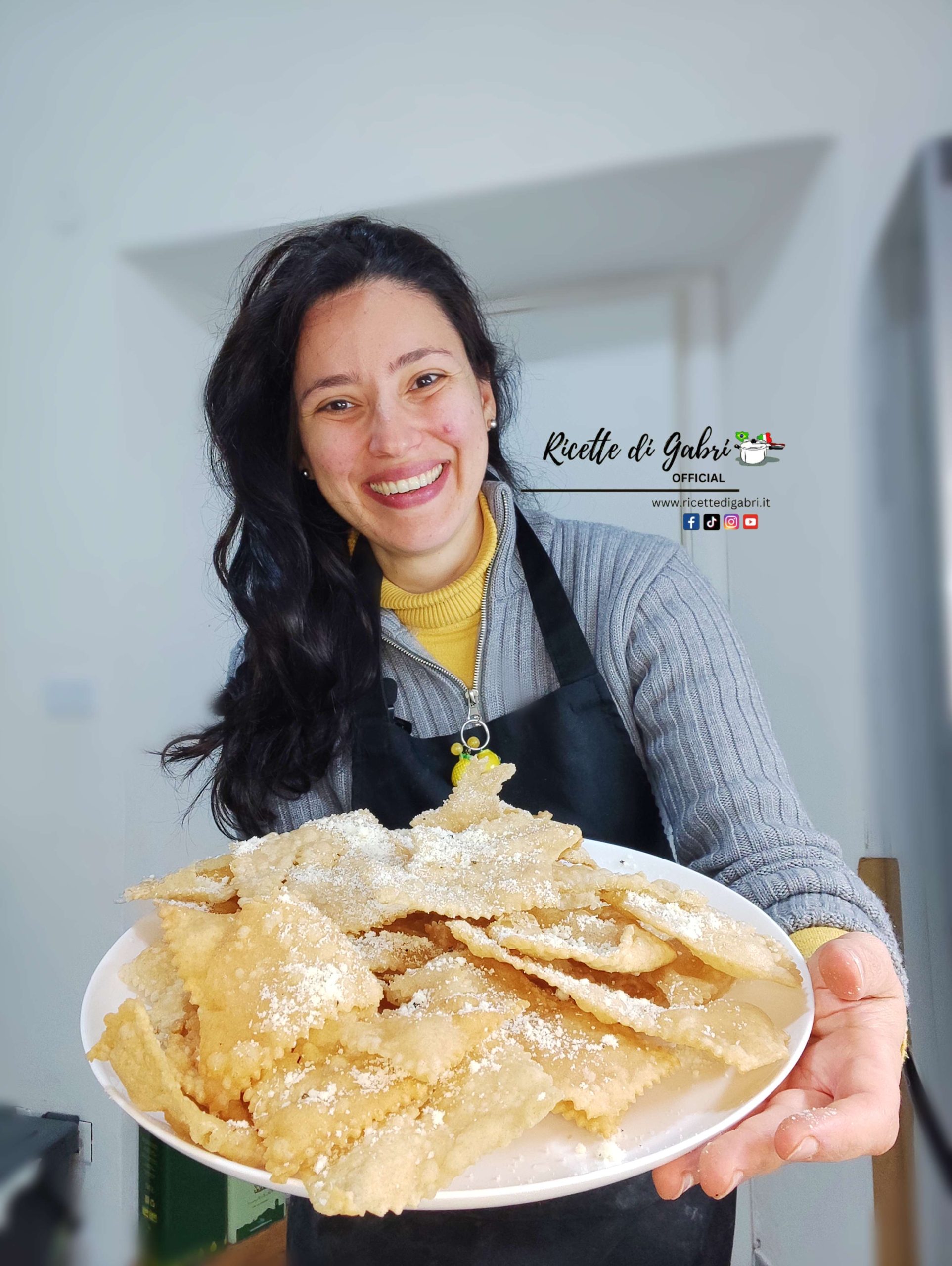 ricetta chiacchiere carnevale salate gabri facile frappe cacio e pepe ricetta salate di carnevale