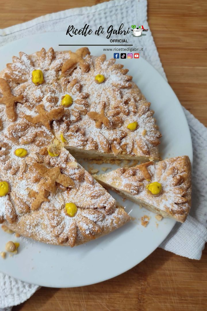 Crostata primavera con crema di ricotta crostata in friggitrice ad aria gabri
