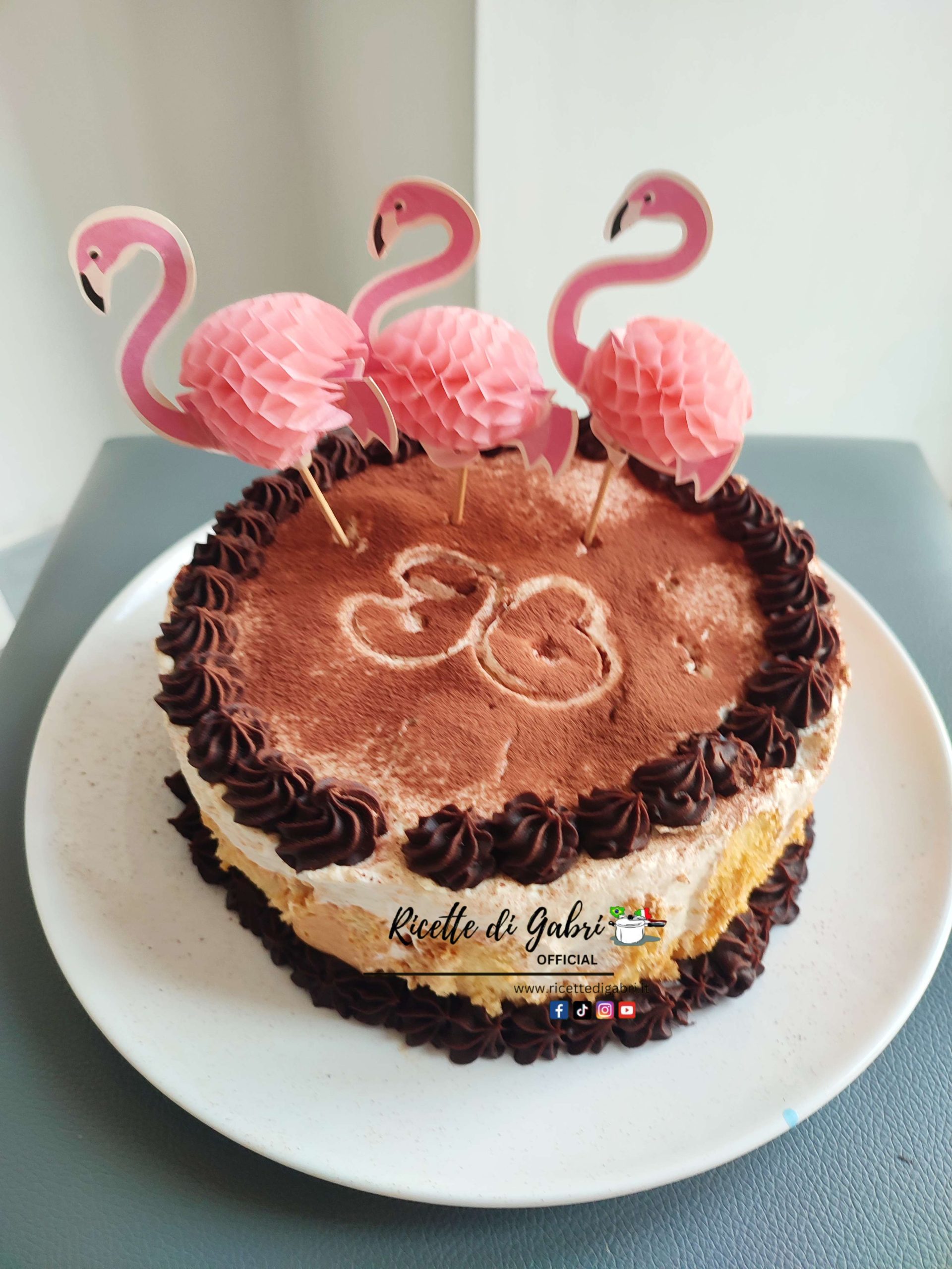 torta di compleanno senza cottura con biscotti savoiardi panna e baileys
