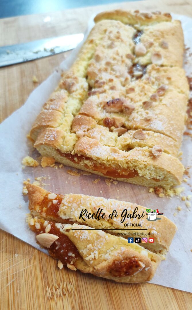 biscottone frolla e marmellata di fichi ricetta facile gabri dolce da colazione veloce