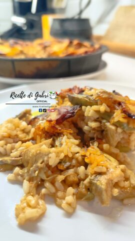 tiella riso patate e carciofi al forno gabri 