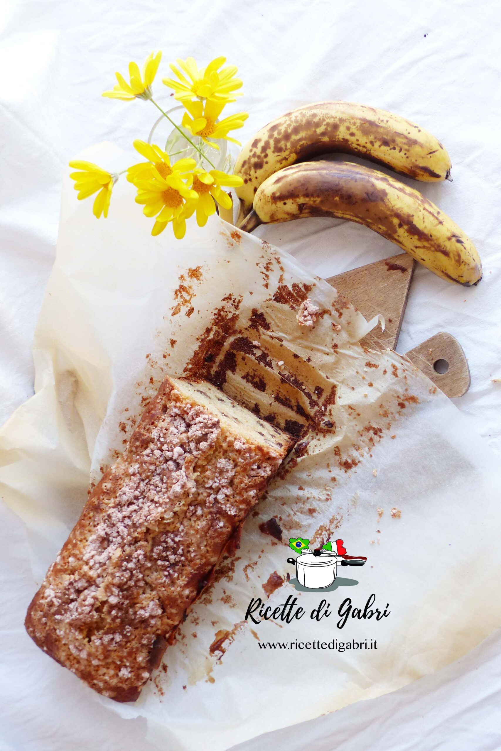 ricetta banana bread facile gabri plumcake banane mature ricette facili veloci senza bilancia