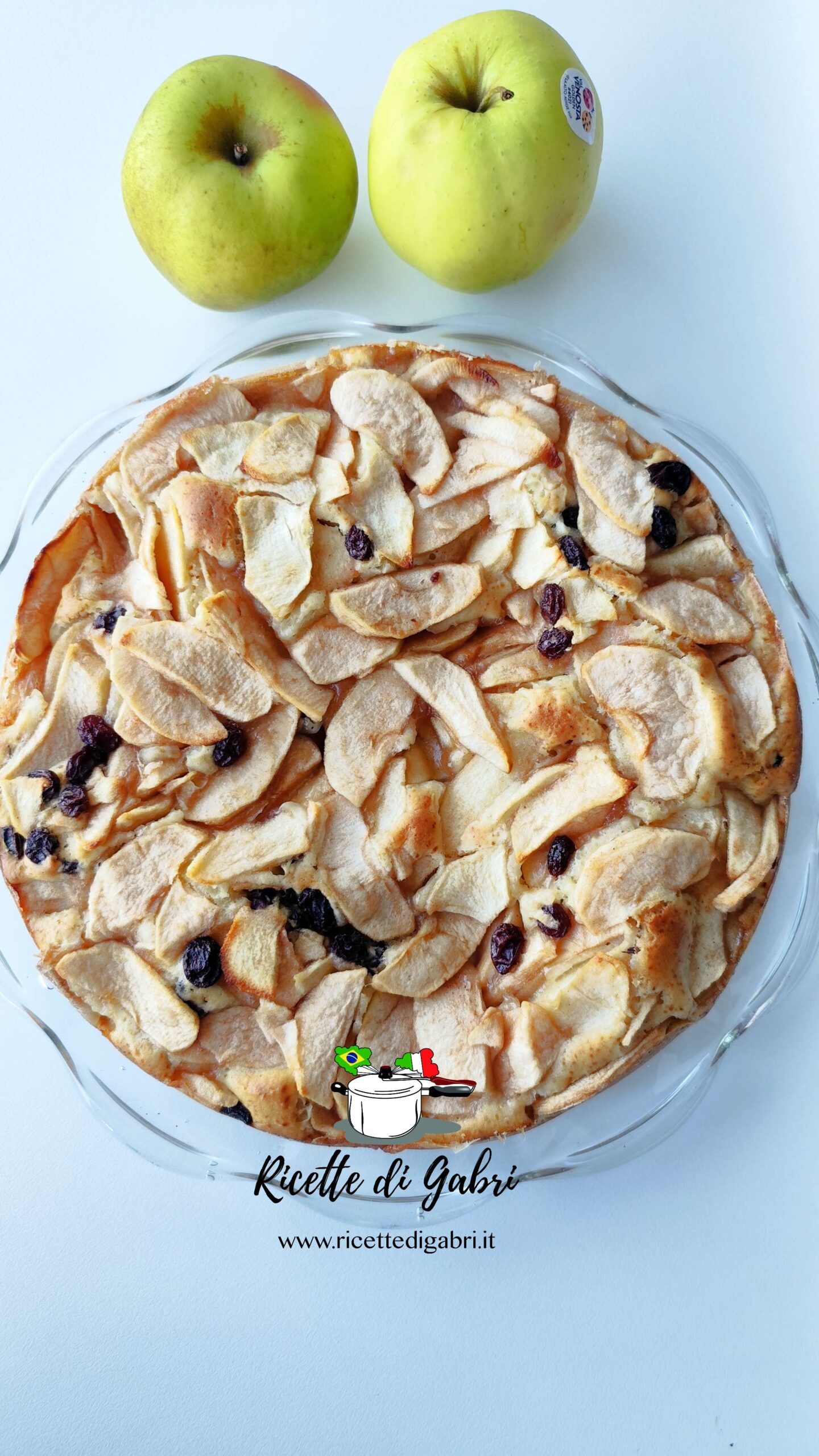 torta di mele soffice e facile con due uova ricetta gabri